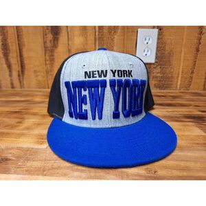 New Hat NewYork‎ Stitch Blue/Black One size Fits All adjustable baseball cap Men
